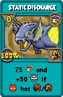 Wizard101 Storm spell card: Static Discharge, Spell ID 13883