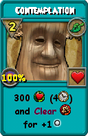 Wizard101 Life spell card: Contemplation, Spell ID 13887