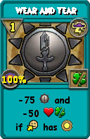 Wizard101 Storm spell card: Wear and Tear, Spell ID 13894