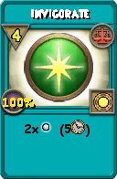 Wizard101 Balance spell card: Invigorate, Spell ID 13896