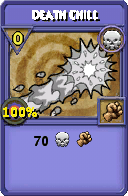 Wizard101 Death spell card: Death Chill, Spell ID 13969