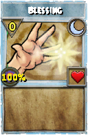 Wizard101 Moon spell card: Blessing, Spell ID 13586