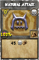Wizard101 Death spell card: Natural Attack, Spell ID 13604