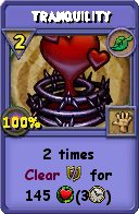 Wizard101 Life spell card: Tranquility, Spell ID 13643
