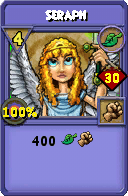 Wizard101 Life spell card: Seraph, Spell ID 13352