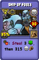 Wizard101 Death spell card: Ship of Fools, Spell ID 13214