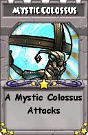 Wizard101 School 16 spell card: Mystic Colossus, Spell ID 14015