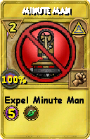 Wizard101 Myth spell card: Minute Man, Spell ID 14050