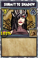 Wizard101 Shadow spell card: Submit to Shadow, Spell ID 14062