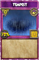 Wizard101 Storm spell card: Tempest, Spell ID 14113