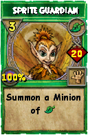 Wizard101 Life spell card: Sprite Guardian, Spell ID 14121