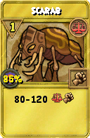 Wizard101 Balance spell card: Scarab, Spell ID 14142