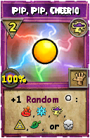Wizard101 Storm spell card: Pip, Pip, Cheerio, Spell ID 14174