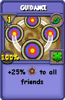 Wizard101 Life spell card: Guidance, Spell ID 14194