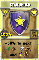Wizard101 Star spell card: Star Shield, Spell ID 14207