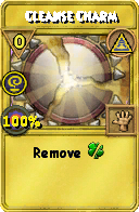 Wizard101 Myth spell card: Cleanse Charm, Spell ID 14208