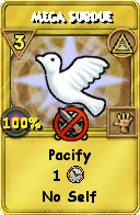 Wizard101 Myth spell card: Mega Subdue, Spell ID 14221