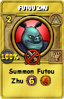 Wizard101 Myth spell card: Futou Zhu, Spell ID 14236