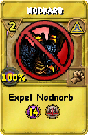 Wizard101 Myth spell card: Nodnarb, Spell ID 14295