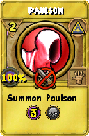 Wizard101 Myth spell card: Paulson, Spell ID 14302