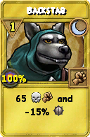 Wizard101 Moon spell card: Backstab, Spell ID 14308