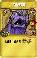 Wizard101 Storm spell card: Kraken, Spell ID 14313