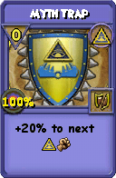 Wizard101 Myth spell card: Myth Trap, Spell ID 14355