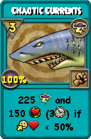 Wizard101 Storm spell card: Chaotic Currents, Spell ID 14418
