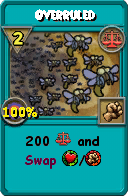 Wizard101 Balance spell card: Overruled, Spell ID 14419