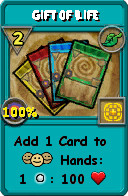 Wizard101 Life spell card: Gift of Life, Spell ID 14441