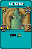 Wizard101 Myth spell card: Let 'Er Rip, Spell ID 14444