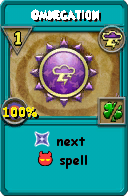 Wizard101 Storm spell card: Omnegation, Spell ID 14459