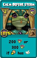Wizard101 Storm spell card: Calm Before Storm, Spell ID 14471