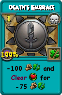 Wizard101 Death spell card: Death's Embrace, Spell ID 14476