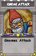 Wizard101 School 16 spell card: Gnome Attack, Spell ID 14499