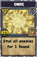 Wizard101 Shadow spell card: Choke, Spell ID 14500