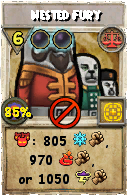 Wizard101 Balance spell card: Nested Fury, Spell ID 14504