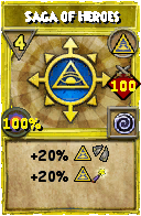 Wizard101 Myth spell card: Saga of Heroes, Spell ID 14551