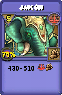 Wizard101 Balance spell card: Jade Oni, Spell ID 14583