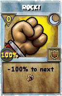 Wizard101 Moon spell card: ROCK!, Spell ID 14650