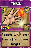 Wizard101 Storm spell card: Triage, Spell ID 14666