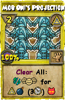 Wizard101 Myth spell card: Mob Oni's Projection, Spell ID 14669