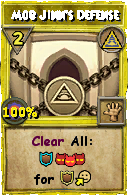 Wizard101 Myth spell card: Mob Jinn's Defense, Spell ID 14670