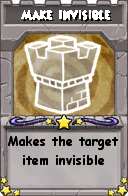 Wizard101 School 16 spell card: Make  Invisible, Spell ID 14680