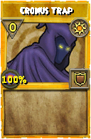 Wizard101 Sun spell card: Cronus Trap, Spell ID 14716