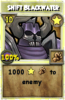 Wizard101 Star spell card: Shift Blackwater, Spell ID 14730