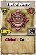 Wizard101 Balance spell card: Tide of Battle, Spell ID 14752