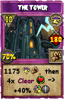 Wizard101 Storm spell card: The Tower, Spell ID 14782