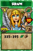 Wizard101 Life spell card: Seraph, Spell ID 14824