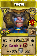 Wizard101 Myth spell card: Thoth, Spell ID 14867